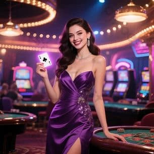 ocean77 live dealer ကတ်ဇယားတွင် Baccarat ကစားနေသောမြင်ကွင်း